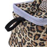 Maxbell Maxbell Pet Hamster Carrier Portable Breathable Travel Bag   Leopard Print M
