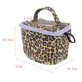 Maxbell Maxbell Pet Hamster Carrier Portable Breathable Travel Bag   Leopard Print M