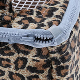 Maxbell Maxbell Pet Hamster Carrier Portable Breathable Travel Bag   Leopard Print M