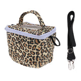 Maxbell Maxbell Pet Hamster Carrier Portable Breathable Travel Bag   Leopard Print M
