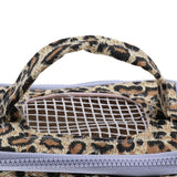 Maxbell Maxbell Pet Hamster Carrier Portable Breathable Travel Bag   Leopard Print M