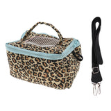 Maxbell Maxbell Pet Hamster Carrier Portable Breathable Travel Bag   Leopard Print L