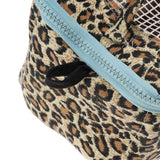 Maxbell Maxbell Pet Hamster Carrier Portable Breathable Travel Bag   Leopard Print L