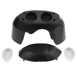 Maxbell Maxbell 3 in 1 Reptile Lizard Hiding Humidifier Cave with Food Water Dish Black S