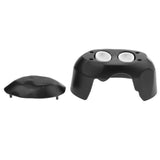Maxbell Maxbell 3 in 1 Reptile Lizard Hiding Humidifier Cave with Food Water Dish Black S