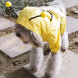 Maxbell Maxbell Bright Yellow Small & Middle Dog Raincoat Pet Rain Poncho Dog Pet Rainwear S