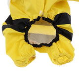 Maxbell Maxbell Bright Yellow Small & Middle Dog Raincoat Pet Rain Poncho Dog Pet Rainwear S
