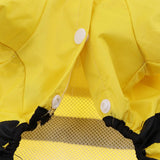 Maxbell Maxbell Bright Yellow Small & Middle Dog Raincoat Pet Rain Poncho Dog Pet Rainwear S