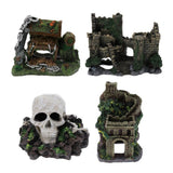 Maxbell Maxbell Aquarium Terrarium Landscaping Decor Reptiles Habitat Resin Ornament 1