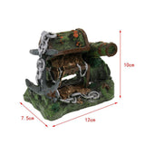 Maxbell Maxbell Aquarium Terrarium Landscaping Decor Reptiles Habitat Resin Ornament 1