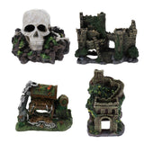 Maxbell Maxbell Aquarium Terrarium Landscaping Decor Reptiles Habitat Resin Ornament 1