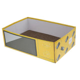 Maxbell Maxbell Pet Cat Scratcher Corrugated Paper Box Scratching Pads for Resting Yellow