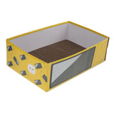 Maxbell Maxbell Pet Cat Scratcher Corrugated Paper Box Scratching Pads for Resting Yellow