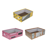 Maxbell Maxbell Pet Cat Scratcher Corrugated Paper Box Scratching Pads for Resting Yellow