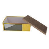 Maxbell Maxbell Pet Cat Scratcher Corrugated Paper Box Scratching Pads for Resting Yellow
