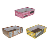 Maxbell Maxbell Pet Cat Scratcher Corrugated Paper Box Scratching Pads for Resting Yellow