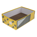 Maxbell Maxbell Pet Cat Scratcher Corrugated Paper Box Scratching Pads for Resting Yellow