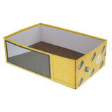 Maxbell Maxbell Pet Cat Scratcher Corrugated Paper Box Scratching Pads for Resting Yellow