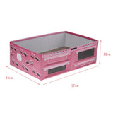 Maxbell Maxbell Pet Cat Scratcher Corrugated Paper Box Scratching Pads for Resting Pink