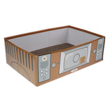 Maxbell Maxbell Pet Cat Scratcher Corrugated Paper Box Scratching Pads for Resting Brown
