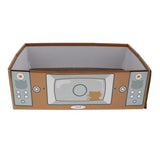 Maxbell Maxbell Pet Cat Scratcher Corrugated Paper Box Scratching Pads for Resting Brown