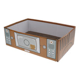 Maxbell Maxbell Pet Cat Scratcher Corrugated Paper Box Scratching Pads for Resting Brown