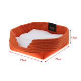 Maxbell Pet Dog Puppy Cat Soft Cotton Warm Plush Cozy Nest Mat Pad Bed House Orange