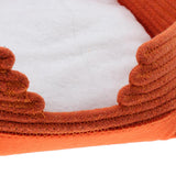 Maxbell Maxbell Pet Dog Puppy Cat Soft Cotton Warm Plush Cozy Nest Mat Pad Bed House Orange