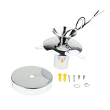 Maxbell Boys Bedroom Light E27 Base Flush Mount Football Soccer Ceiling Lamp Red