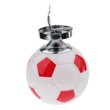 Maxbell Boys Bedroom Light E27 Base Flush Mount Football Soccer Ceiling Lamp Red