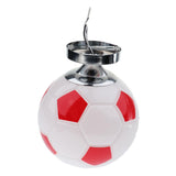 Maxbell Boys Bedroom Light E27 Base Flush Mount Football Soccer Ceiling Lamp Red