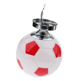 Maxbell Boys Bedroom Light E27 Base Flush Mount Football Soccer Ceiling Lamp Red
