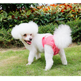 Maxbell Maxbell Reusable Dog Underwear Diaper Adjustable Sanitary Panties for Female S Pink