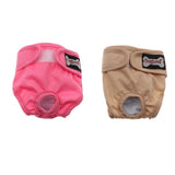 Maxbell Maxbell Reusable Dog Underwear Diaper Adjustable Sanitary Panties for Female S Pink