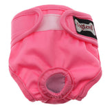 Maxbell Maxbell Reusable Dog Underwear Diaper Adjustable Sanitary Panties for Female S Pink