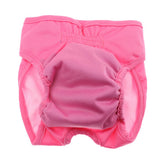 Maxbell Maxbell Reusable Dog Underwear Diaper Adjustable Sanitary Panties for Female M Pink