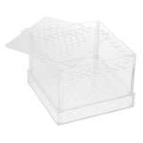 Maxbell Durable Acrylic Clear Pet Reptiles Worm Box Breeding Tanks Container