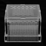 Maxbell Durable Acrylic Clear Pet Reptiles Worm Box Breeding Tanks Container