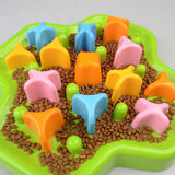 Maxbell Maxbell Pet Dog Food Bowl,Puppy Slow Eating Feeder Dish For Pets Healthy Diet