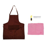 Maxbell Maxbell Pet Dog Supplies 4 Piece Kit Apron Stainless Comb Dog Training Clicker Towel