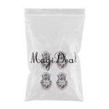 Maxbell Dog Sandals Boots Adjustable Summer Small Dog Cat Puppy Shoes Leopard S - Aladdin Shoppers