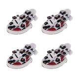 Maxbell Dog Sandals Boots Adjustable Summer Small Dog Cat Puppy Shoes Leopard S - Aladdin Shoppers