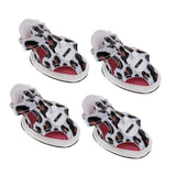 Maxbell Dog Sandals Boots Adjustable Summer Small Dog Cat Puppy Shoes Leopard S - Aladdin Shoppers