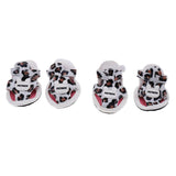 Maxbell Dog Sandals Boots Adjustable Summer Small Dog Cat Puppy Shoes Leopard S - Aladdin Shoppers