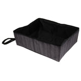 Maxbell Maxbell Cat Litter Box Tray, Anti Splash Toilet Pan, Prevents Litter Scatter Grey
