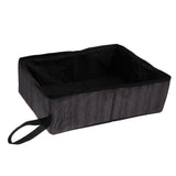 Maxbell Maxbell Cat Litter Box Tray, Anti Splash Toilet Pan, Prevents Litter Scatter Grey