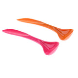 Maxbell 2-Pack Special Curved Design Pet Dog Cat Food Can Spoon with Long Handle