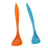 Maxbell 2-Pack Special Curved Design Pet Dog Cat Food Can Spoon with Long Handle