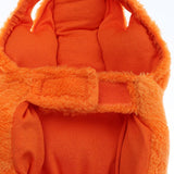 Maxbell Pet Puppy Winter Hoodie Dog Cat Warm Orange Coat Clothes Apparel Custome S