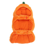 Maxbell Pet Puppy Winter Hoodie Dog Cat Warm Orange Coat Clothes Apparel Custome M